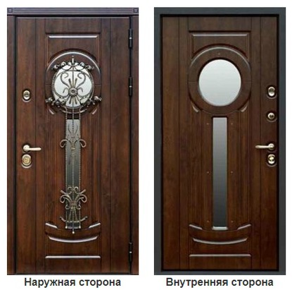 Элитные входные металлические двери для парадного входа.