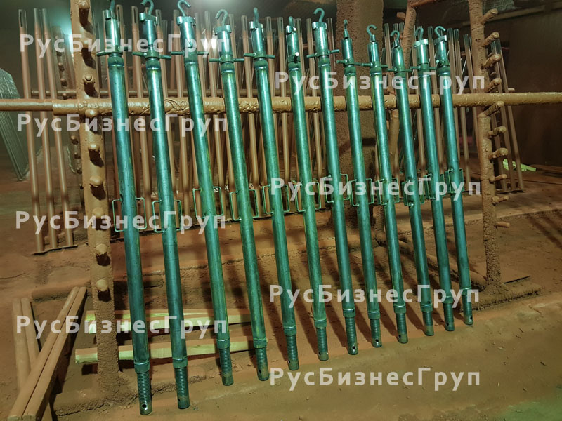 Подкос для монтажа колонн жби, Обоймы для монтажа колонн